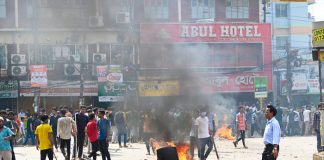 Foto: Protestas en Bangladés /cortesía