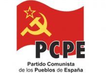 Partido Comunista de Los Pueblos de España saluda el 45/19