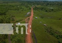 Foto: Inauguran tramo de 22 km de camino productivo en la Costa Caribe Norte/TN8