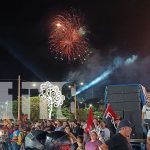 Foto: Celebraciones en la Avenida Bolívar a Chávez marcan el 45/19/TN8