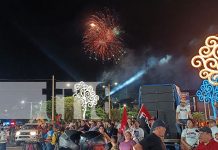 Foto: Celebraciones en la Avenida Bolívar a Chávez marcan el 45/19/TN8