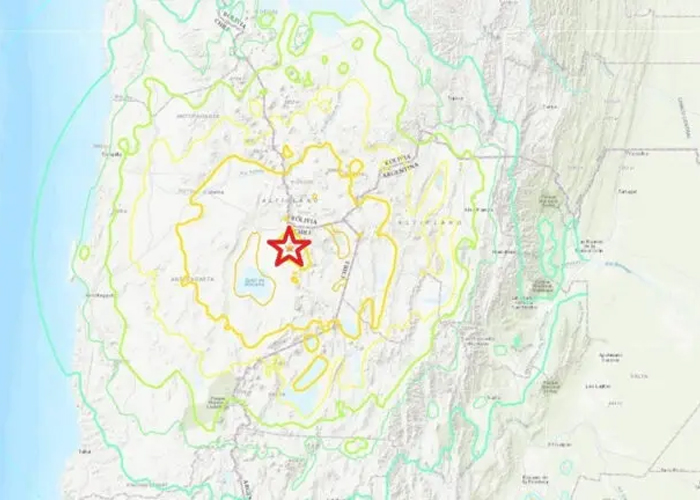 Foto: Sismo en Chile /cortesía 