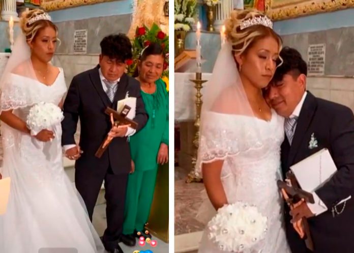 Llega a su boda completamente borracho