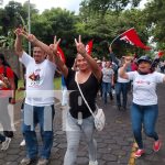 Foto: Celebración del 45 aniversario de la Revolución Popular Sandinista con multitudinaria caminata/TN8
