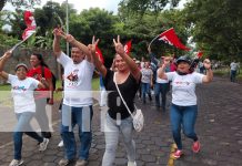 Foto: Celebración del 45 aniversario de la Revolución Popular Sandinista con multitudinaria caminata/TN8