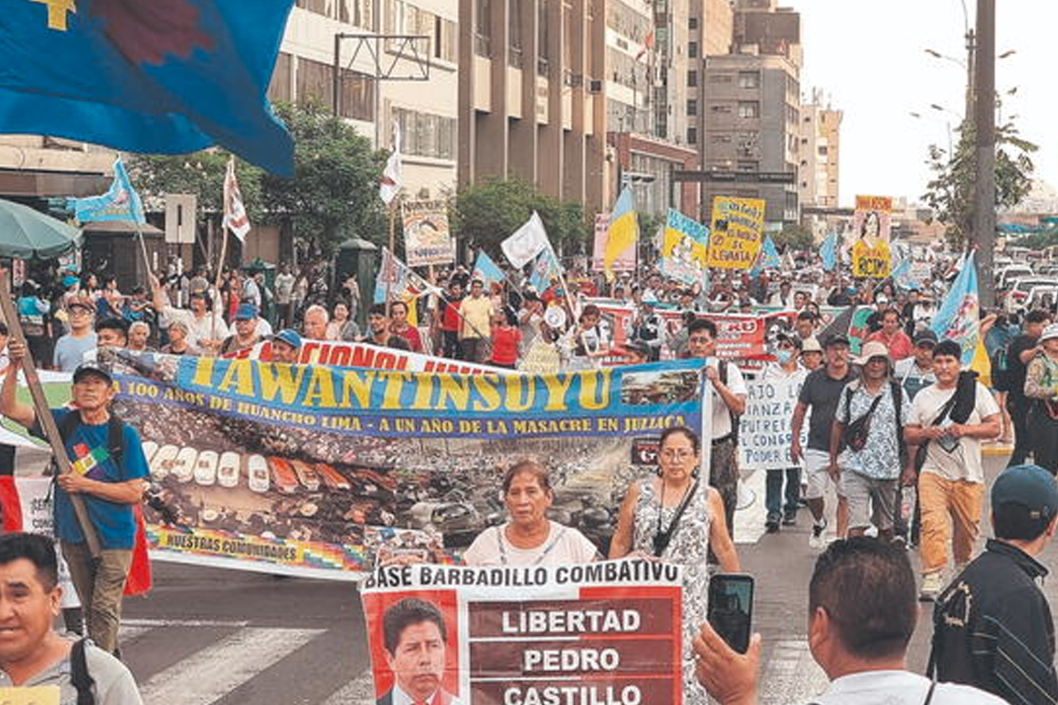 Foto: Protestas en Perú /cortesía