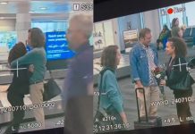 Foto: Tremendo susto de mujer en pleno aeropuerto /cortesía