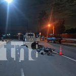 Foto: Motociclista perece tras impactar contra un camión en Tipitapa/TN8