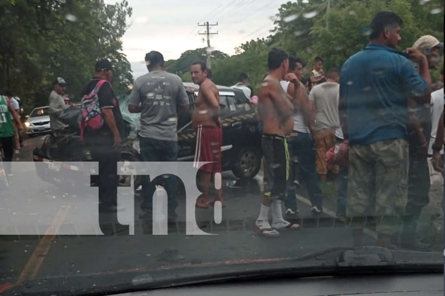 Foto: Conductor queda prensado tras impactar contra un bus en Tipitapa/TN8