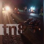 Foto: Semoviente provoca la muerte de un motociclista en el km 44 de la Carretera Norte/TN8