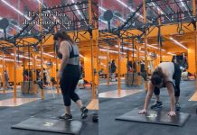 Mujer vive momento de pánico en el gimnasio