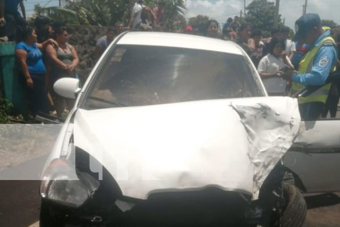 Foto: Un lesionado y cuantiosos daños en accidente de tránsito carretera sur/TN8