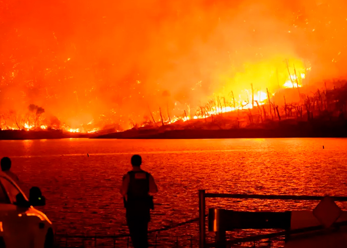 Foto: Incendio que ha arrasado con más de mil 400 hectáreas en California, Estados Unidos/Cortesía