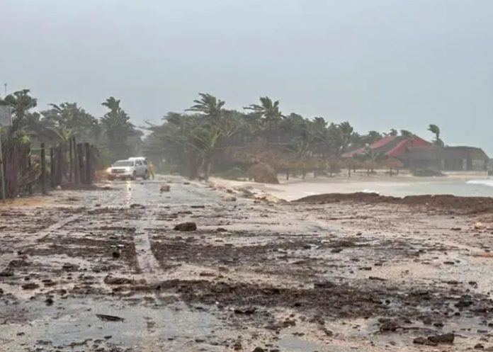 Foto: Huracán Beryl en México /cortesía