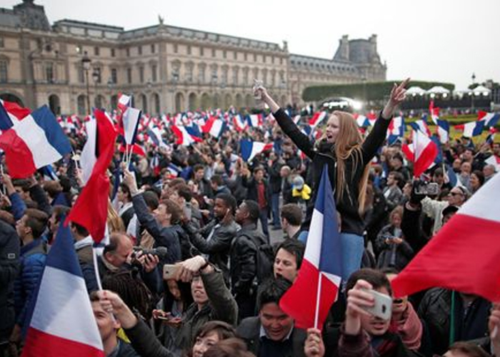 Foto: Violencia electoral en Francia /cortesía 