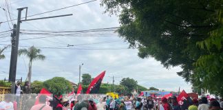 Foto: alegre caravana en conmemoración a los que ofrendaron su vida en Pancorva /Cortesía