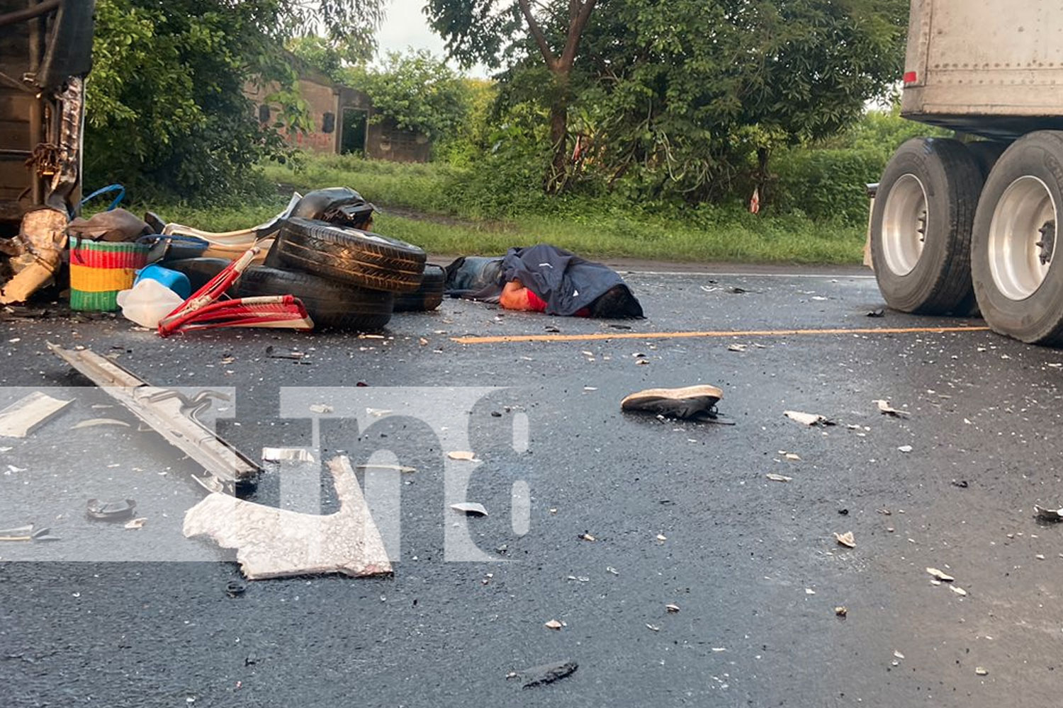 Foto: Cuádruple accidente de tránsito deja un fallecido en Chinandega / TN8