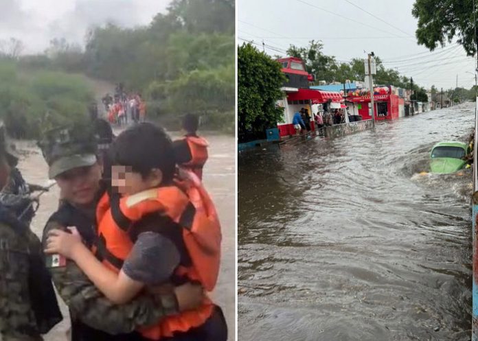 Foto: Lluvias intensas causan estragos en México /Cortesía