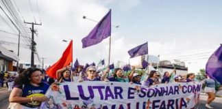 Foto: Mujeres marchan en Brasil /cortesía