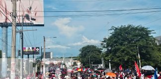 Foto: Nicaragua conmemora a Julio Buitrago con emotiva caminata por la paz y libertad/TN8