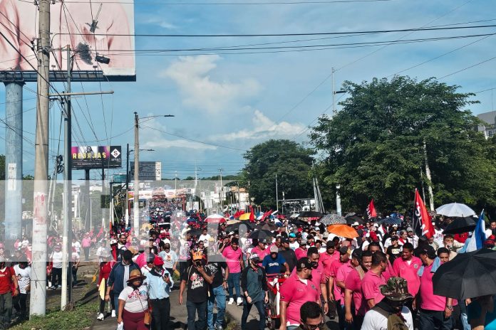 Foto: Nicaragua conmemora a Julio Buitrago con emotiva caminata por la paz y libertad/TN8