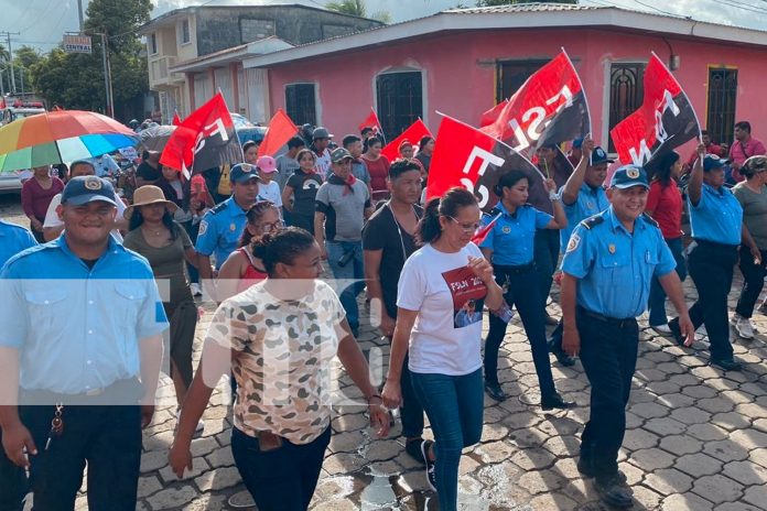 Foto: Caminata en honor al comandante de la resistencia urbana julio Buitrago en Nandaime/TN8