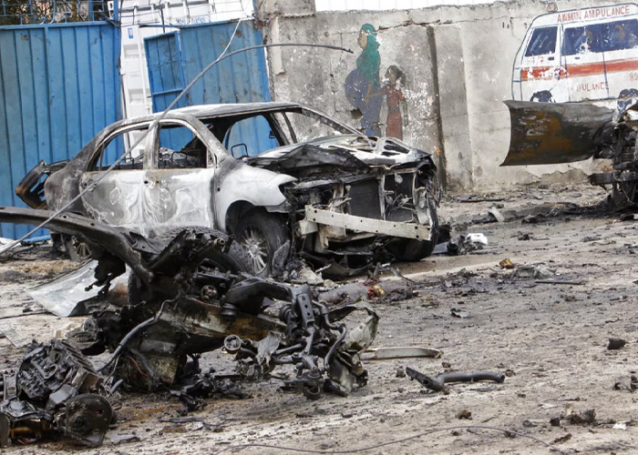 Foto: Explosión terrorista en Somalia /cortesía 