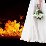 Vestido de novia se prendió en llamas en pleno matrimonio