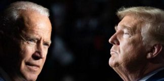 Foto: Biden y Trump en debate /cortesía