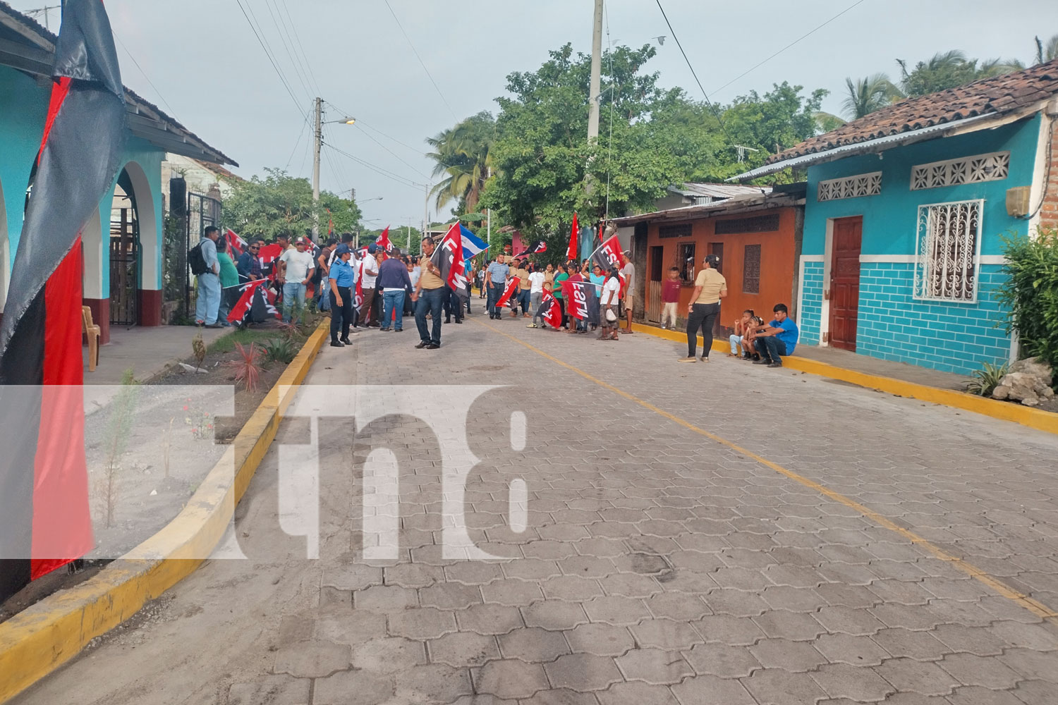 Foto: Nueva calle bautizada como "La calle de la Revolución en la Isla de Ometepe/ TN8