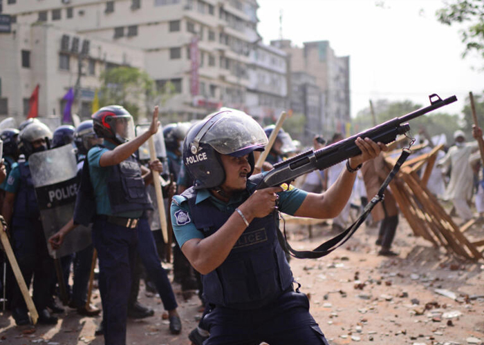 Foto: Protestas en Bangladés /cortesía 