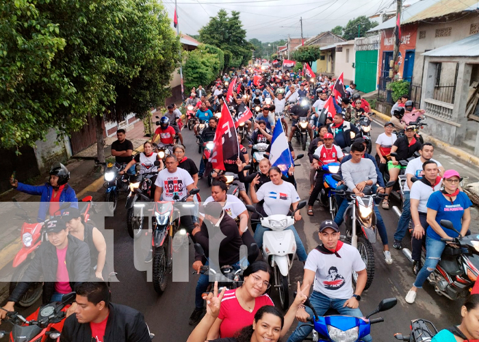 Foto: Militantes de Ciudad Sandino celebran con alegría el 45/19 /TN8