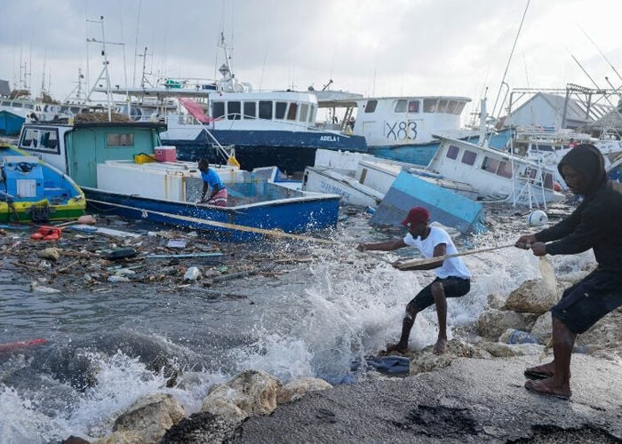 Foto: Huracán Beryl arrasa el Caribe /cortesía 