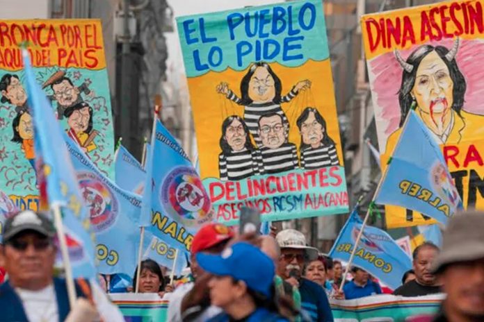 Foto: Protestas en Perú /cortesía