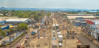 Foto: Modernización vial en Managua /cortesía