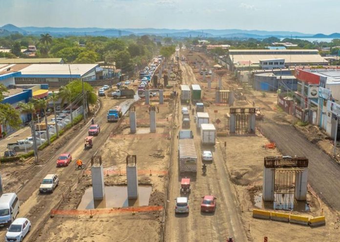 Foto: Modernización vial en Managua /cortesía