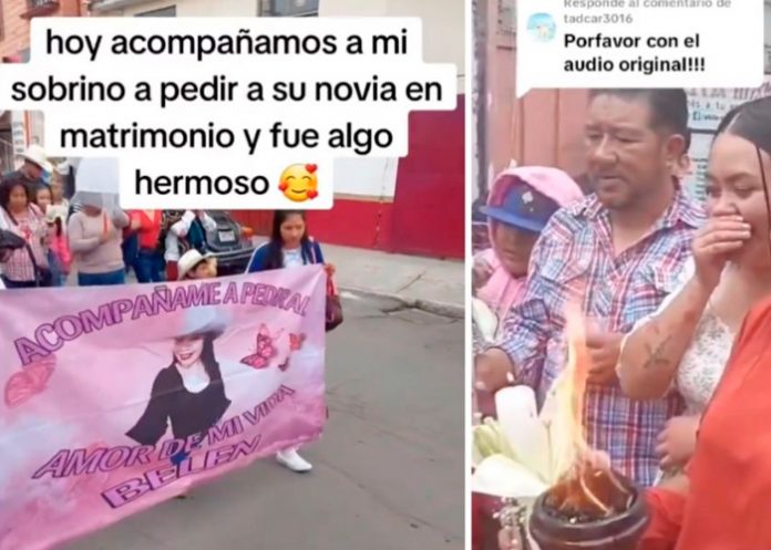 Foto: Hombre organiza desfile para pedirle matrimonio a su novia /Cortesía