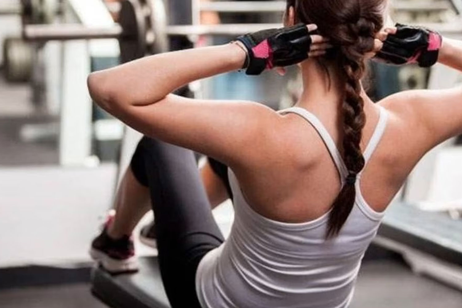 Foto: Mujer vive momento de pánico en el gimnasio /Cortesía