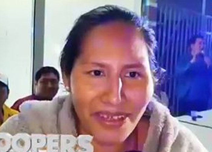 Foto: Mujer gana un ataúd /cortesía 