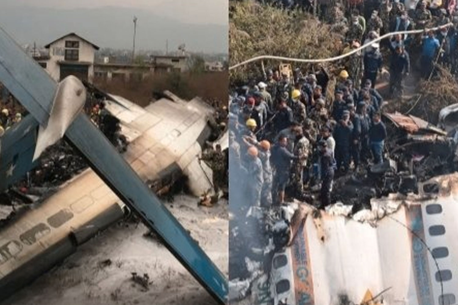 Foto: Un avión se estrella en Nepal, deja 18 muertos y solo se salva el piloto