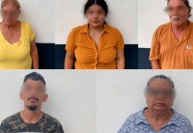 Foto: Detienen a familia que intentó entrar a México con armas /Cortesía