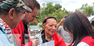 Foto: Declaran Huésped de Honor en Ocotal a la Heroína Palestina Leila Khaled/TN8