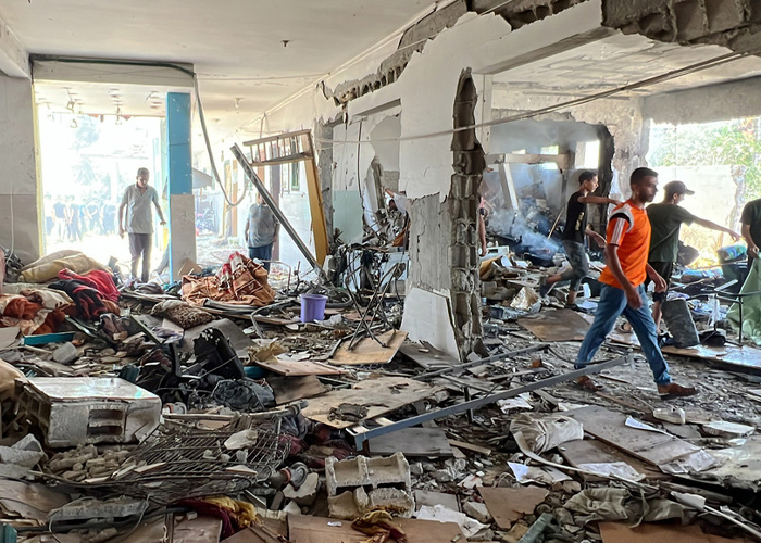 Foto: Ataque Israelí a escuela en Gaza deja decenas de muertos y más de 100 heridos / Cortesía