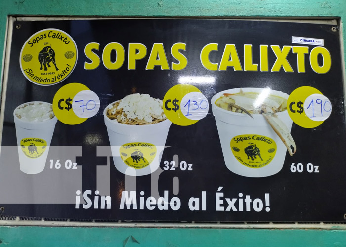 Foto: Deliciosas Sopas Calixto solo en Managua /TN8