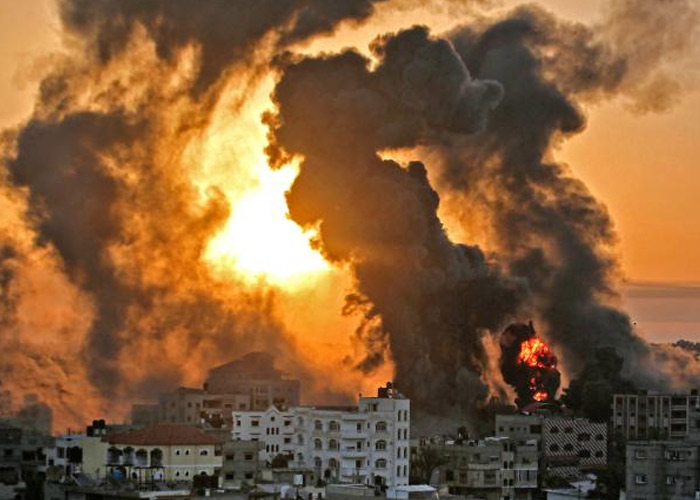 Foto: Bombardeos en el sur de Líbano /Cortesía