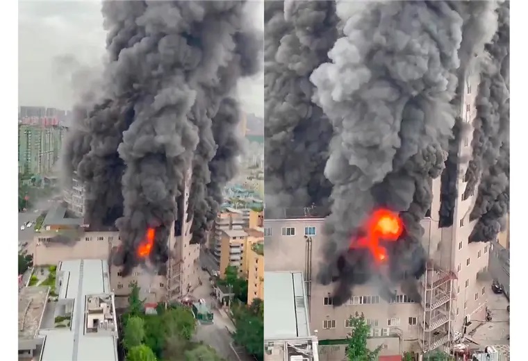 Foto: Incendio en un centro comercial de China deja al menos 16 personas muertas/Créditos