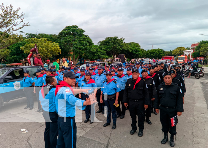 Foto: Militantes de Ciudad Sandino celebran con alegría el 45/19 /TN8