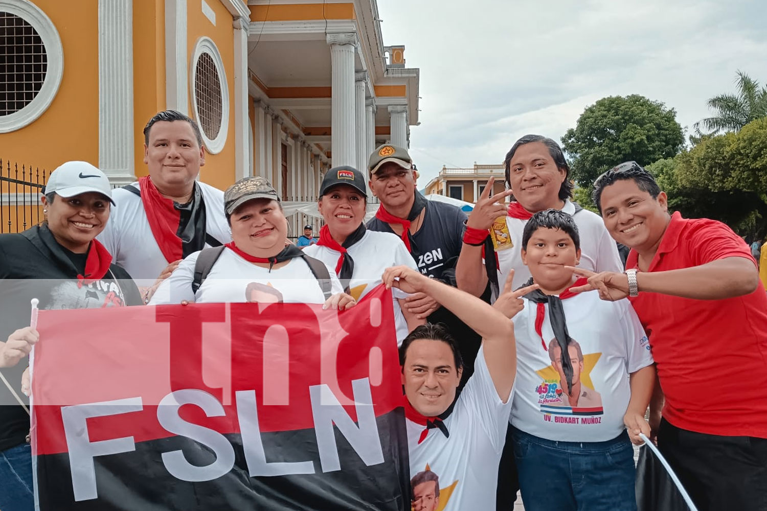 Foto: Celebración del 45 aniversario de la Revolución Popular Sandinista con multitudinaria caminata/TN8