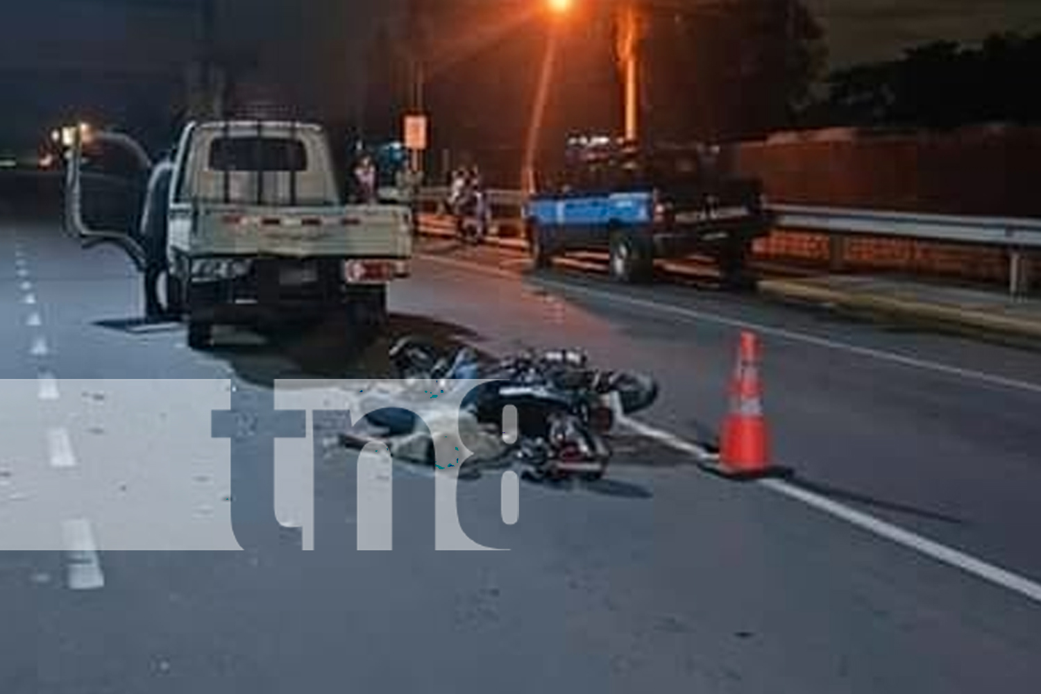 Foto: Motociclista perece tras impactar contra un camión en Tipitapa/TN8