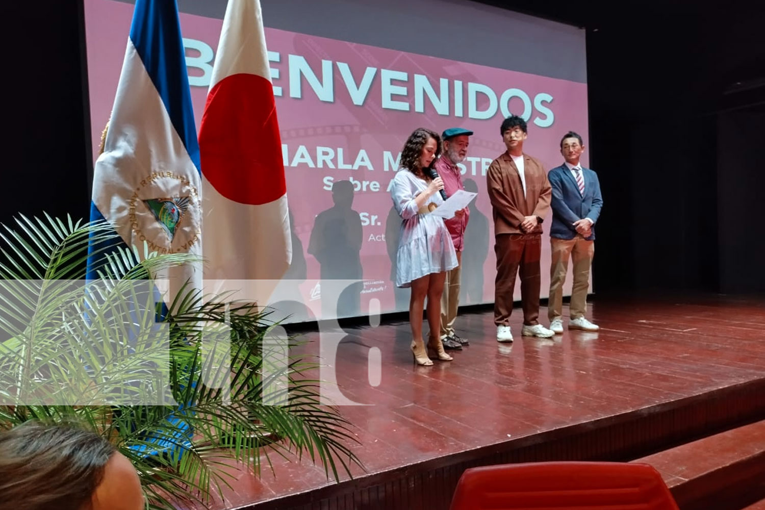 Foto: Actor japonés Sohji Izum imparte charla a amantes de la actuación en la Cinemateca Nacional/ TN8